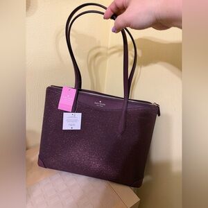 Kate Spade Sparkling Plum Tote